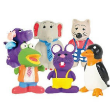 Trixie Small Figures | Latex játék (több féle figura) kutyák részére - 6-9 cm játék kutyáknak