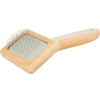  Trixie Soft Brush | Szögletes puha kefe bambusz nyéllel – 7 × 16 cm