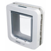 Trixie SureFlap 4-Way Flap - kutya és macskaajtó mikrochip azonosítással (fehér) 26,2x28,1cm