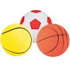 Trixie Toy Ball | Habszivacs játék (sport labda) kutyák részére - 6 cm játék kutyáknak