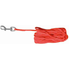 Trixie Tracking Leash - Követőpóráz erős nylon anyagból (15 m hosszú; ø 5 mm; Piros) nyakörv, póráz, hám kutyáknak
