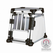 Trixie Transport Box - Aluminium szállítóbox (ezüst) 48×57×64cm (max:15kg) szállítóbox, fekhely kutyáknak