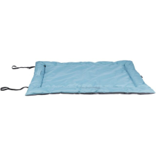 Trixie Travel Blanket Samoa Classic | Utazótakaró (szürke/kék) kutyák részére - 120x80 cm szállítóbox, fekhely kutyáknak