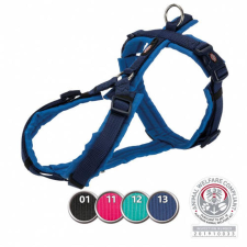 Trixie Trekking - túrahám - fekete/grafitszürke (L) 70-85cm/25mm nyakörv, póráz, hám kutyáknak
