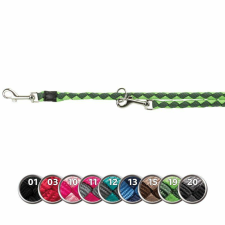 Trixie Trixie Póráz Cavo Hosszabbítható S–M 2m/12 mm Fuchsia/Grafit nyakörv, póráz, hám kutyáknak