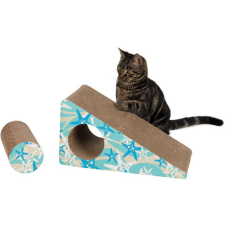 Trixie türkiz kaparó rámpa macskáknak – Macskamentával (Oldalainak mérete: 44 x 23 x 21 cm | Szélessége: 21 cm) macskafelszerelés