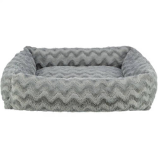 Trixie Vital Loki bed - négyszögletes, peremes fekhely (szürke) kutyák részére (65x50cm) szállítóbox, fekhely kutyáknak