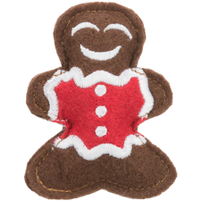  Trixie Xmas filc rénszarvas és mézeskalács ember 8cm 2db/csomag játék macskáknak