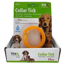 TRIXLINE parazitaellenes nyakörv kutyáknak kullancsok ellen, vegyes színösszeállítás, 33 cm élősködő elleni készítmény kutyáknak