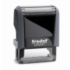 TRODAT Bélyegző, TRODAT "Printy 4911", fekete ház, kék párnával