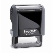 TRODAT Bélyegző, TRODAT "Printy 4911", fekete ház, kék párnával bélyegző