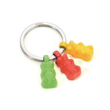 Troika Kulcstartó, 3 charm dísszel, troika "haribo" hb-k03/co kulcstartó