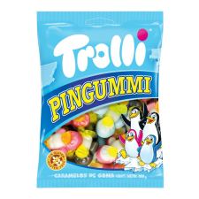 Trolli gluténmentes Pingvin gumicukor 100 g reform élelmiszer