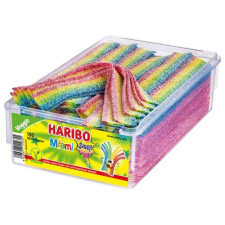 Trolli Haribo Vegan Miami Savanyú Vegyes Gyümölcs Ízű Szíj 1125g(150db) csokoládé és édesség