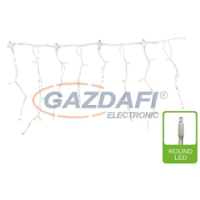 Tronix 007-141 PS230 Jégcsap fényfüggöny, 2x0,4m, fekete vezetékkel, 6500K, CW világítás