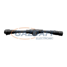 Tronix 010-023 rugalmas T elosztó, fekete, IP44 kültéri izzósor
