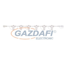 Tronix 010-113 fő kábel fényfüggönyhöz, 6 szálas, 60 cm, fehér, IP44 világítás