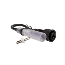 Tronix 010-197 csatlakozó, 13mm, fekete, IP44 kültéri izzósor