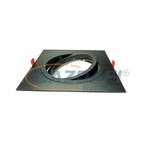 Tronix 148-037 Spot lámpatest süllyesztett szögletes üres állítható 180x180mm IP20 fekete AR111 világítás