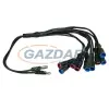 Tronix 535-020 5 ágú elosztó, fekete, IP44, (2db)