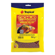  TROPICAL Cichlid Carnivore Medium Pellet 250g haltáp sügéreknek haleledel
