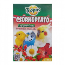 ,TRÓPUS, Trópus csőrkoptató - ízesített (gyógynövényes) díszmadarak részére (2x35g) madáreledel