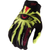 TROY LEE DESIGNS Air Gyerek Kesztyű - Cyclops Fekete/Flo Sárga TROY LEE DESIGNS Bicikli alkatrészek Kerékpáros ruházat Kerékpáros kesztyűk