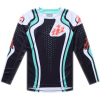 TROY LEE DESIGNS GP Pro Youth mez - Roller fekete/teal TROY LEE DESIGNS  Sisakok és ruházat Motocross ruházat Motocross mezek