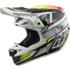 TROY LEE DESIGNS SE5 Carbon Mips bukósisak - Lined Up fehér TROY LEE DESIGNS Sisakok és ruházat Sisakok és tartozékok Offroad sisakok