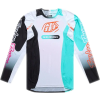 TROY LEE DESIGNS SE Pro Mez - Sever Fehér/Teal TROY LEE DESIGNS Bicikli alkatrészek Kerékpáros ruházat Kerékpáros mezek