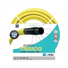 Trrico Locsoló tömlő 1/2" 50m csavarodás mentes 5 rétegű TRRICO sárga locsolótömlő