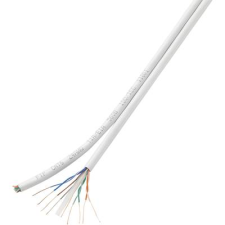 TRU COMPONENTS Hálózati kábel, CAT6 U/UTP DUPLEX 100m fehér, Tru Components (1567359) kábel és adapter