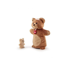 Trudi plüss báb - Medve kicsinyével plüssfigura