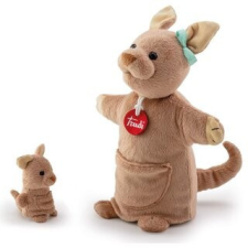 Trudi Puppet&amp;baby Kangaroo - Kenguru báb kicsivel plüssfigura