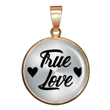 True Love (Igaz szerelem) medál lánccal vagy kulcstartóval medál