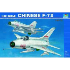 TRUMPETER 1/32 Kínai F-7 II katonai repülőgép modell makett