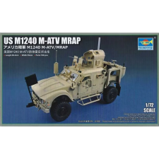 TRUMPETER 1/72 M1240 M-ATV MRAP amerikai katonai páncélautó modell makett