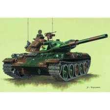 TRUMPETER 1/72 TYPE74 tank modell barkácsolás, építés