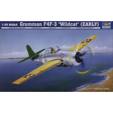  Trumpeter Grumman F4F- 3 Wildcat (Early) 1:32 (02255) makett