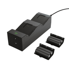 Trust GXT250 Xbox Series X kontroller töltő állomás akkumulátorokkal fekete (24177) videójáték kiegészítő