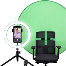 Trust MAKU 2in1 Vlog Light & Green Screen Kit stúdió lámpa