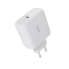Trust Maxo USB-C Hálózati Adapter + USB-C Kábel - Fehér (65W) mobiltelefon kellék