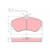 TRW fékbetétkészlet, tárcsafék TRW GDB447
