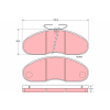 TRW fékbetétkészlet, tárcsafék TRW GDB948
