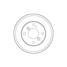 TRW fékdob TRW DB4553 autóalkatrész