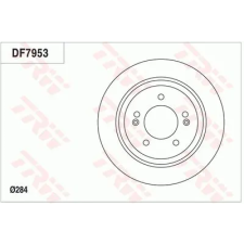 TRW féktárcsa DF7953 autóalkatrész