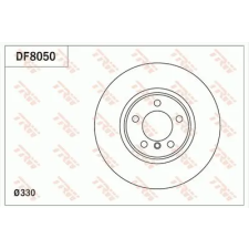 TRW féktárcsa DF8050 autóalkatrész