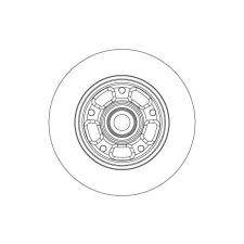 TRW féktárcsa TRW DF6549BS féktárcsa