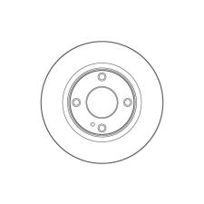 TRW féktárcsa TRW DF6568 féktárcsa