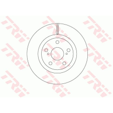 TRW Féktárcsa TRW DF6675 féktárcsa
